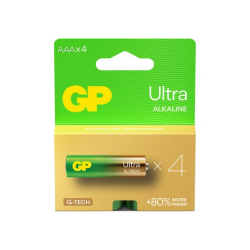 GP LR03 ULTRA ALKALİN İNCE KALEM PİL 4'LÜ BLİSTER GP LR03 ULTRA ALKALİN İNCE KALEM PİL 4'LÜ BLİSTER