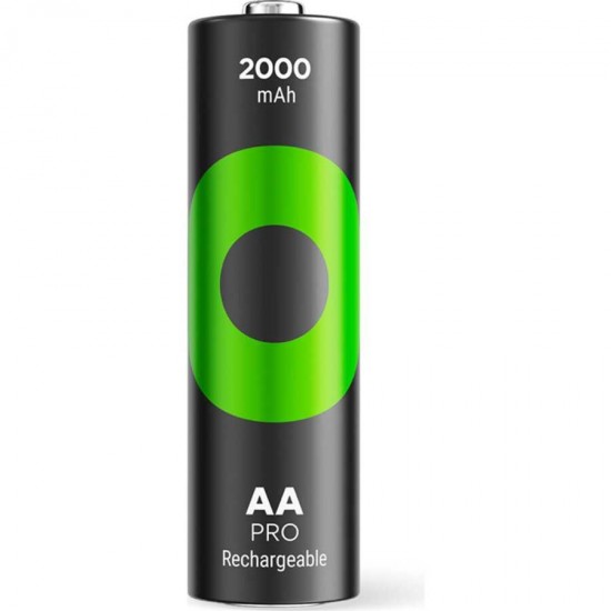 GP PRO RECHARGE AA 2000MAH 6'LI KART ŞARJLI PİL GP PRO RECHARGE AA 2000MAH 6'LI KART ŞARJLI PİL