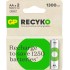 Gp Recyko 1300 AA Kalem Ni-Mh Şarjlı Pil 1.2v 2'li Kart