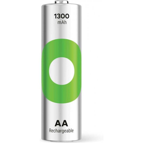 Gp Recyko 1300 AA Kalem Ni-Mh Şarjlı Pil 1.2v 2'li Kart