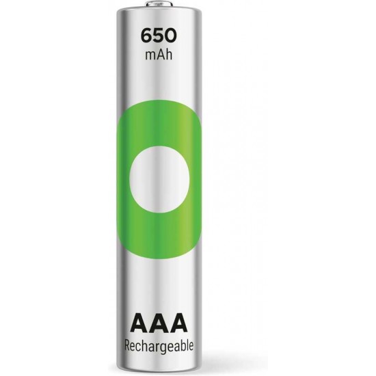 GP Recyko 650 mAh Ni-Mh AAA Size İnce Kalem Pil 2'li Blister GP Recyko 650 mAh Ni-Mh AAA Size İnce Kalem Pil 2'li Blister