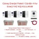 Güneş Enerjisi Paketi / Günlük 4 Kw Enerji YAZ KIŞ KULLANIM Güneş Enerjisi Paketi / Günlük 4 Kw Enerji YAZ KIŞ KULLANIM