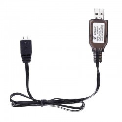 HS USB Şarj Kablosu 7.4V 2S Li-ion Pil Şarj Cihazı 18301 18302 18311 18312 1/18 RC Araba