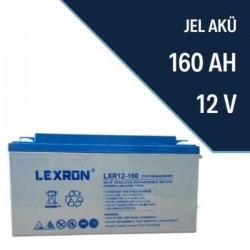 12v 160ah Jel Akü Solar Sistemler İçin