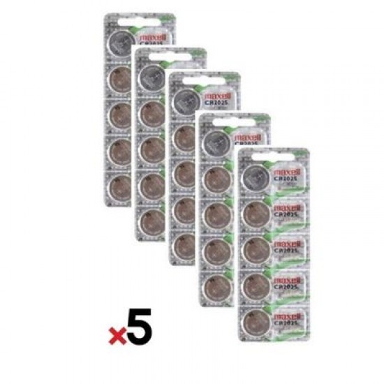 Maxell Cr2025 3v Hologram 5li (25 Adet) Lityum Pil Maxell Cr2025 3v Hologram 5li (25 Adet) Lityum Pil