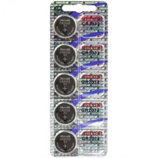 Maxell CR2032 Orjinal Hologram 3V Lityum Para Pil 5'li Paket Maxell CR2032 Orjinal Hologram 3V Lityum Para Pil 5'li Paket