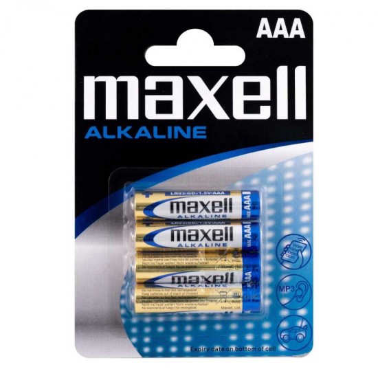 Maxell Micro Alkalin AAA 4'lü İnce Kalem Pil Maxell Micro Alkalin AAA 4'lü İnce Kalem Pil