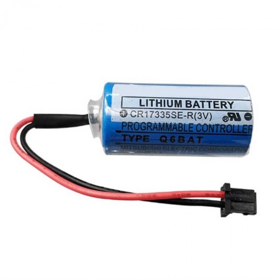 Mitsubishi Q6BAT CR17335 3V Lityum CNC PLC Pili Mitsubishi Q6BAT CR17335 3V Lityum CNC PLC Pili