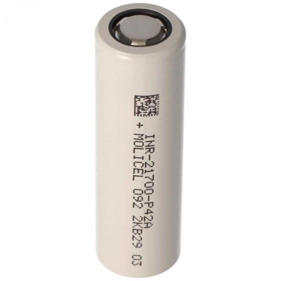 Molicel INR-21700-P42A - 3.7V 4000 Mah Li-Ion Şarjlı Pil 45A