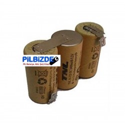 Moulinex 3.6v 2200mAH 3lü Yan Süpürge Pili Terminalli