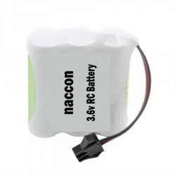 Naccon 3.6V 1800mAh Siyah Soketli Şarjlı Oyuncak Pili AA Kalem Pilli Naccon 3.6V 1800mAh Siyah Soketli Şarjlı Oyuncak Pili AA Kalem Pilli
