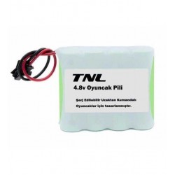 TNL 4.8V 2100mAh Siyah Soketli Şarjlı Oyuncak Pili