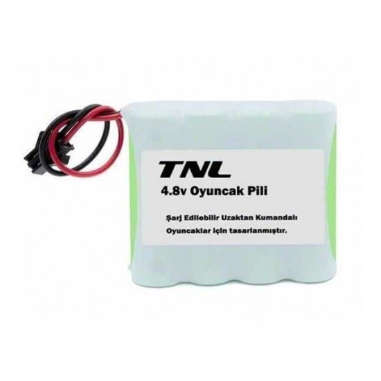 TNL 4.8V 1800mAh Siyah Soketli Şarjlı Oyuncak Pili TNL 4.8V 1800mAh Siyah Soketli Şarjlı Oyuncak Pili
