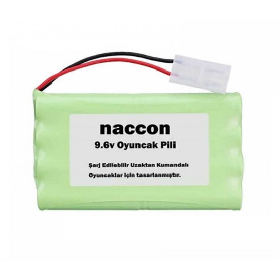 Naccon 9.6V 1100mAh Tamiya Soketli Şarjlı Oyuncak Pili AA Kalem Pilli Naccon 9.6V 1100mAh Tamiya Soketli Şarjlı Oyuncak Pili AA Kalem Pilli