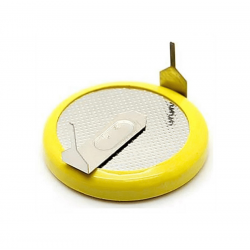 Naccon CR2032 3V Lityum Pil 20mm 2 Ayaklı Yatık