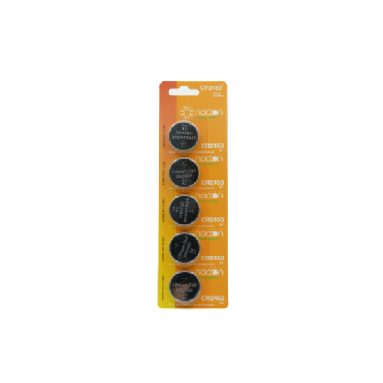 Naccon CR2450 3V Lithium Para Pil 5li Blister Naccon CR2450 3V Lithium Para Pil 5li Blister