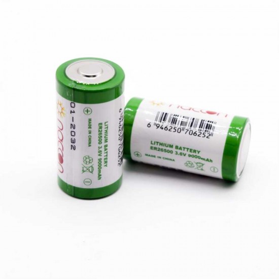 Naccon Er26500 C Sıze 3.6 V 9000Mah Lithium Sayaç Pili