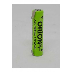 Orion 1.2V AAA 1000mAh Ni-MH Puntolu Şarj Edilebilir  Batarya Pili