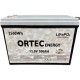 Ortec 12.8V 200Ah LiFePO4 Lityum Akü Yeni Nesil