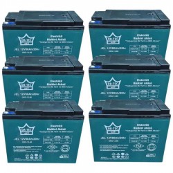 ORTEC 12V 80AH Elektrikli Bisiklet Aküsü - Jel Akü 6 Adet ORTEC 12V 80AH Elektrikli Bisiklet Aküsü - Jel Akü 6 Adet