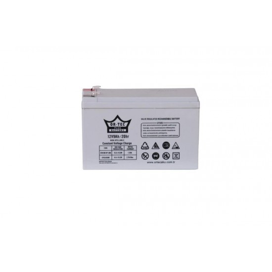 Ortec 12V 9Ah Bakımsız Kuru Akü Ortec 12V 9Ah Bakımsız Kuru Akü