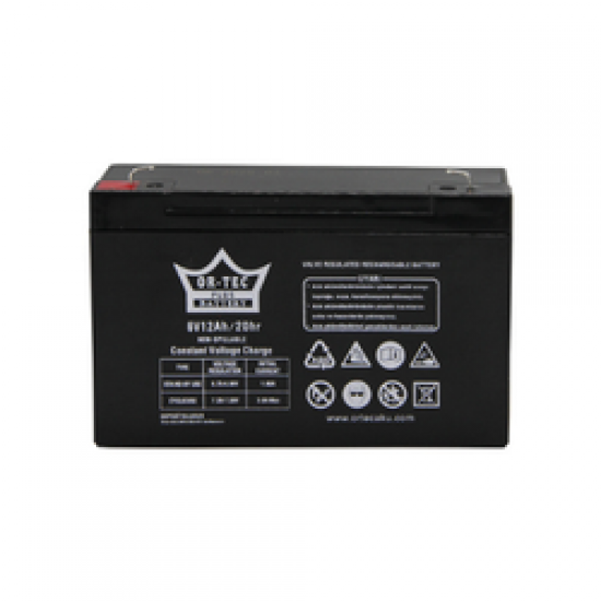 Ortec 6V 12 Ah Bakımsız Kuru Akü Ortec 6V 12 Ah Bakımsız Kuru Akü