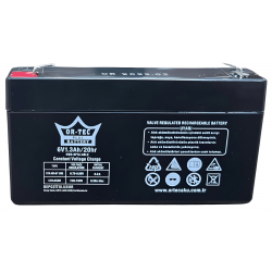 Ortec 6V 1.3Ah Bakımsız Kuru Akü Ortec 6V 1.3Ah Bakımsız Kuru Akü