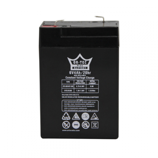 Ortec 6V 4A Akü