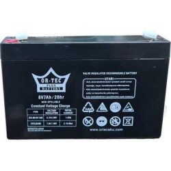 Ortec 6v 7ah Bakımsız Kuru Tip Akü Ortec 6v 7ah Bakımsız Kuru Tip Akü