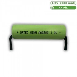 ORTEC NIMH AA 2200 MAH 1.2V-PUNTALI