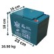 Ortec Plus 12V 100AH Elektrikli Motosiklet Aküsü Ortec Plus 12V 100AH Elektrikli Motosiklet Aküsü