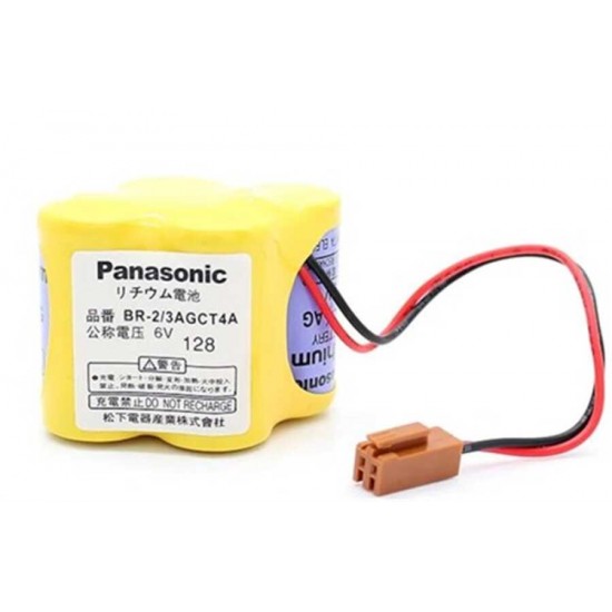 Panasonic BR-2/3AGCT4A 6V Lityum Kahverengi Soketli Pil Panasonic BR-2/3AGCT4A 6V Lityum Kahverengi Soketli Pil