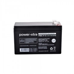 Power-Xtra 12V 9Ah Bakımsız Kuru Akü UPS Alarm Güvenlik Sistemi Oyuncak Araba Aküsü 2026 Üretimi