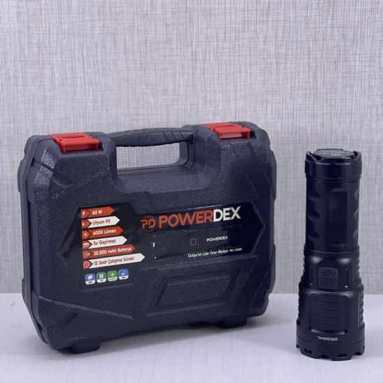 Powerdex PD-13800 60W 6000 Lümen Profesyonel Avcı Feneri Powerdex PD-13800 60W 6000 Lümen Profesyonel Avcı Feneri