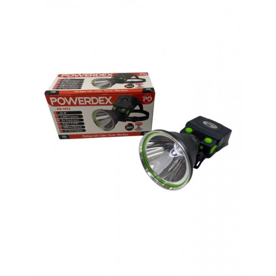 Powerdex PD-1872 30 Watt 2400 Lümen Profesyonel Sensörlü Kafa Feneri Powerdex PD-1872 30 Watt 2400 Lümen Profesyonel Sensörlü Kafa Feneri