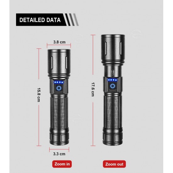 Powerdex PD-4200 Profesyonel Şarjlı El Feneri Powerdex PD-4200 Profesyonel Şarjlı El Feneri
