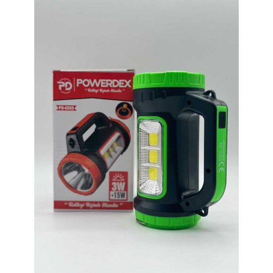 Powerdex PD-6565 El Feneri Kamp Lambası Powerdex PD-6565 El Feneri Kamp Lambası