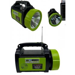 Powerdex Pd-9090 50W Güneş Enerjili Şarj Radyolu Avcı Kamp Feneri