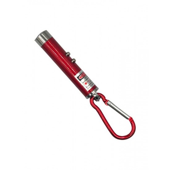 Powerdex Üçü Bir Arada Fener Lazer Gece Işığı Anahtar Zinciri Pilli Kırmızı (PD-4872) Powerdex Üçü Bir Arada Fener Lazer Gece Işığı Anahtar Zinciri Pilli Kırmızı (PD-4872)