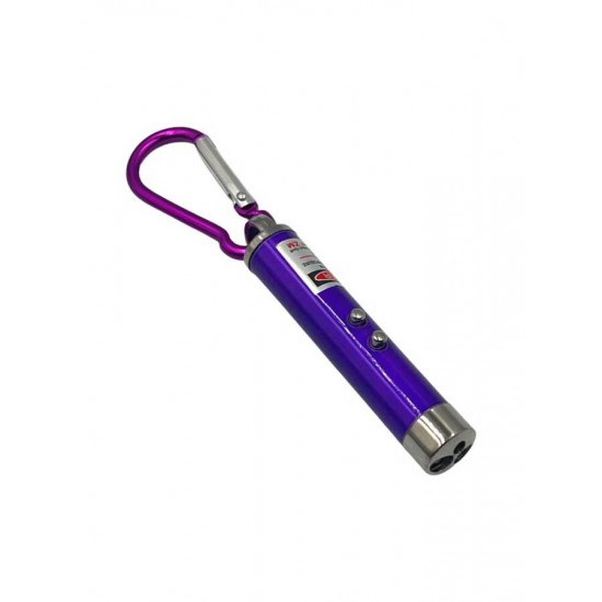 Powerdex Üçü Bir Arada Fener Lazer Gece Işığı Anahtar Zinciri Pilli Mor (PD-4872) Powerdex Üçü Bir Arada Fener Lazer Gece Işığı Anahtar Zinciri Pilli Mor (PD-4872)