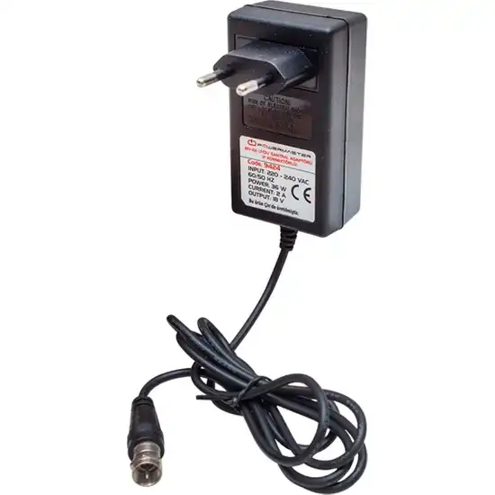 Powermaster 18 Volt- 2 Amper Uydu Santral Adaptörü (F Konnektörlü) Powermaster 18 Volt- 2 Amper Uydu Santral Adaptörü (F Konnektörlü)