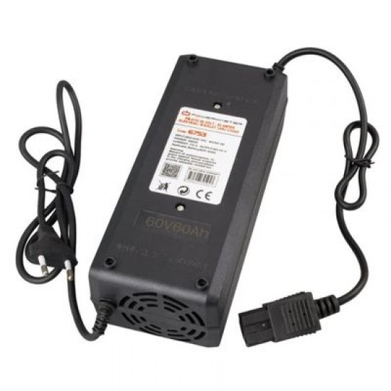 Powermaster PM-6753 60 Volt - 60 Amper Elektrikli Bisiklet Şarj Cihazı Powermaster PM-6753 60 Volt - 60 Amper Elektrikli Bisiklet Şarj Cihazı