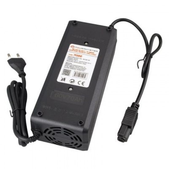 Powermaster PM-7022 60 Volt - 70 Amper Elektrikli Bisiklet Şarj Cihazı Powermaster PM-7022 60 Volt - 70 Amper Elektrikli Bisiklet Şarj Cihazı