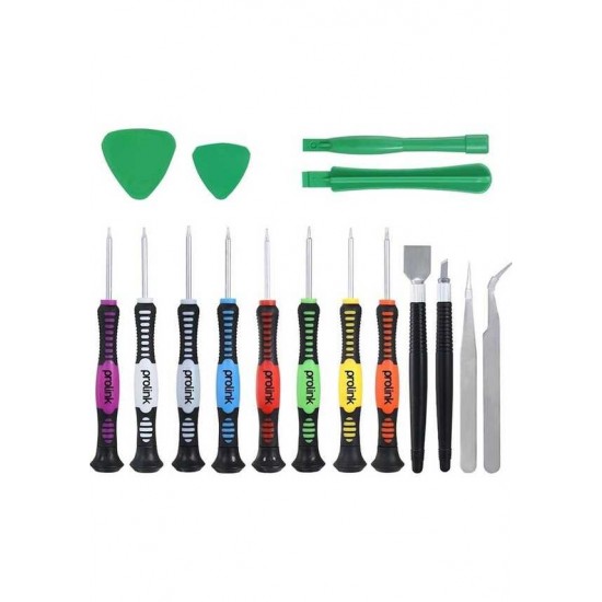 Prolink PB-001 16 Parça Tablet Telefon Açma Tornavida Seti Prolink PB-001 16 Parça Tablet Telefon Açma Tornavida Seti