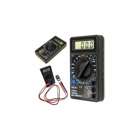 Jakemy JM-832 Dijital Multimetre Ölçü Aleti Akım/Voltaj/Direnç Ölçer Jakemy JM-832 Dijital Multimetre Ölçü Aleti Akım/Voltaj/Direnç Ölçer