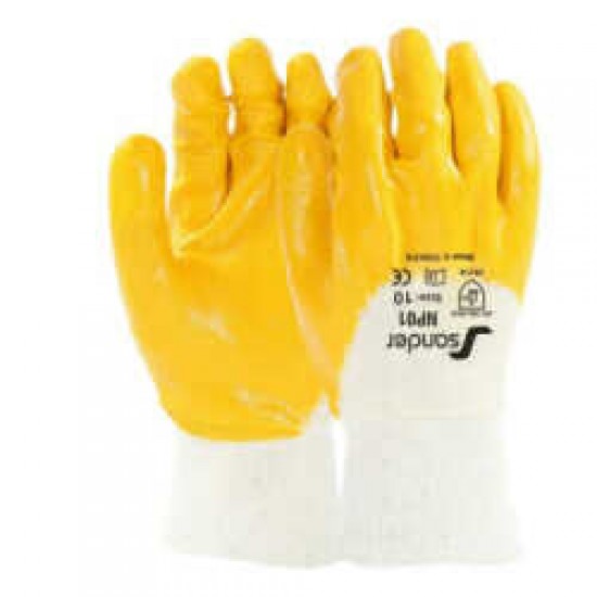 Sandei Sarı Nitril Eldiven NP01 Sandei Sarı Nitril Eldiven NP01