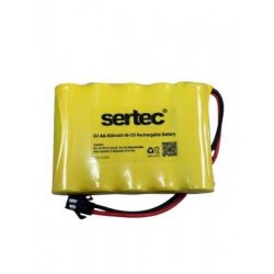 Sertec 6V 800mAh Siyah Soket Oyuncak Araba Pili Şarjlı Batarya