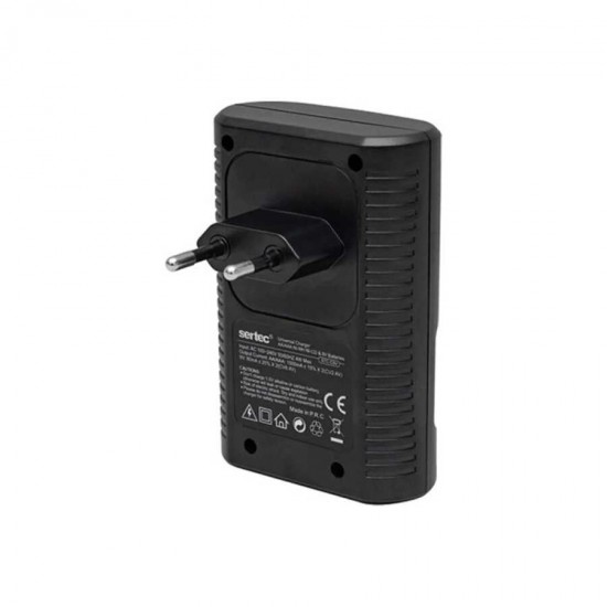 Sertec C802 AA AAA 9V Pil Şarj Aleti Ni-MH Ni-Cd Akıllı Şarj Cihazı
