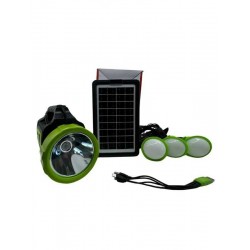 Solar Güneş Enerjili Fener + 3 Lamba + Radyo + Bluetooth Hoperlör ve Cep telefonu Şarj