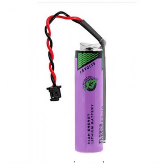 Tadiran ER6V AA 3.6v Lityum CNC PLC Pili Siyah Soket